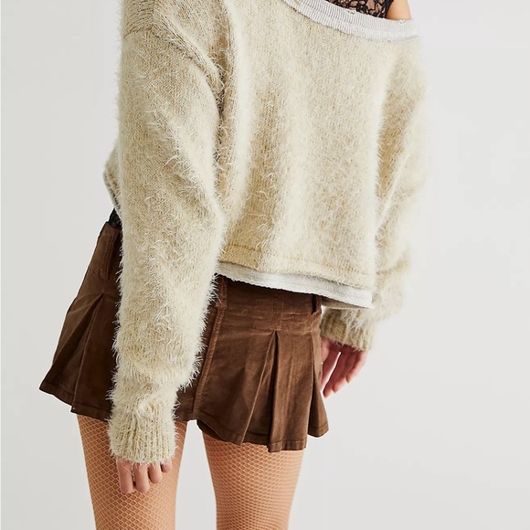 ❤️SOLD❤️ NWTS FP CORDUROY MINI SKORT (12) - Picture 3 of 4